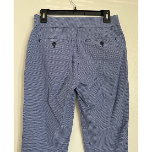 Blue Loft Marisa High Rise Houndstooth Dress Pants 6 - Picture 4 of 5